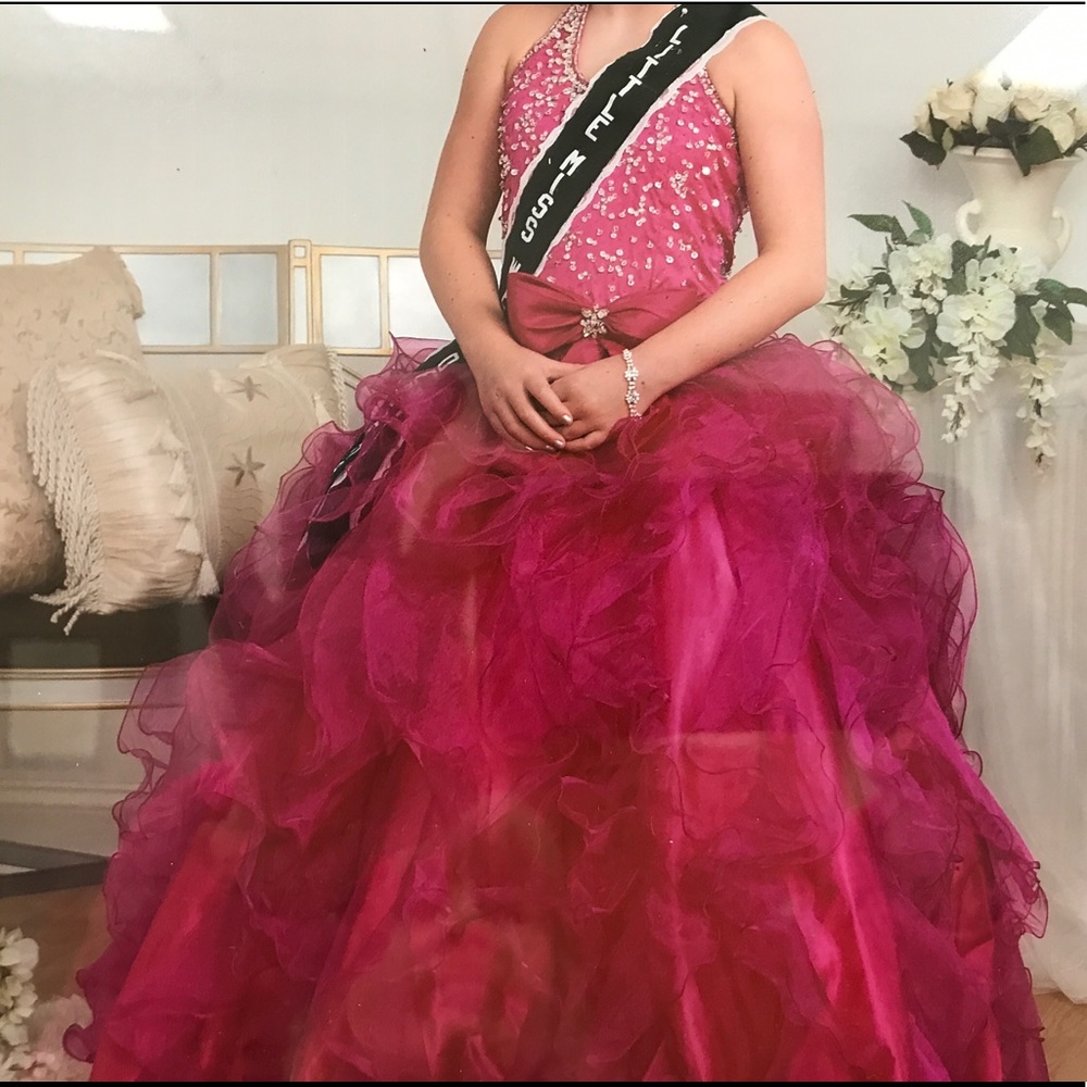 Pink pageant dress