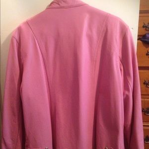 Brand New Pink Leather Jacket