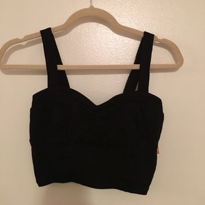 Mudd Black Crop Top Medium