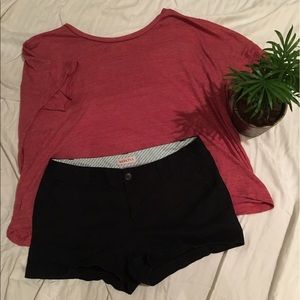 Red Flowy Tee