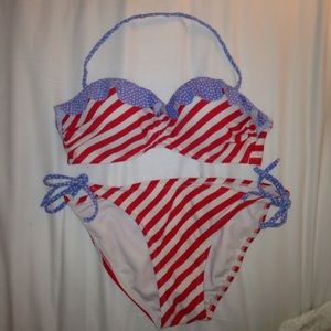 Xhilaration American Flag Bathing Suit