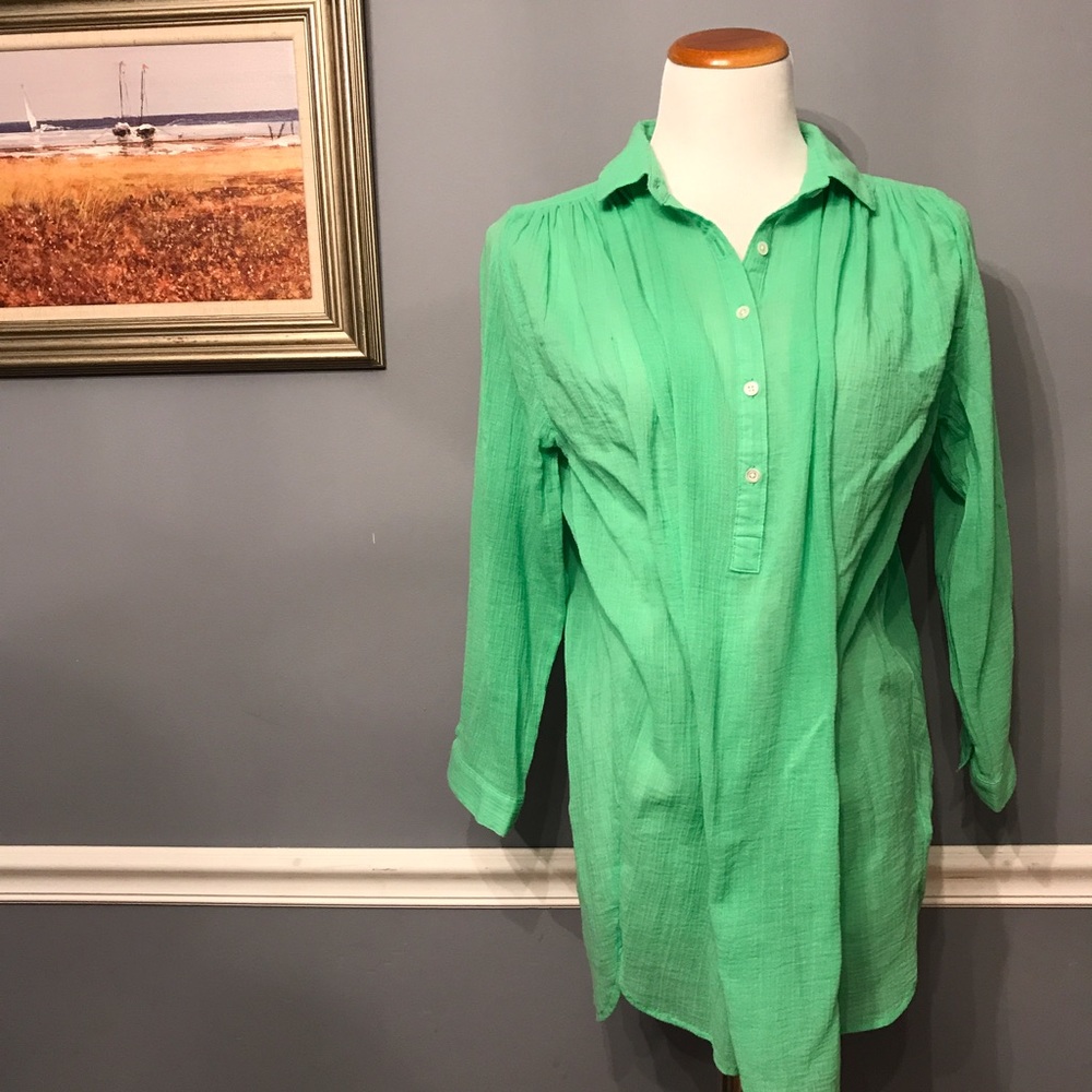 [J. Crew] Whisper Gauze Tunic