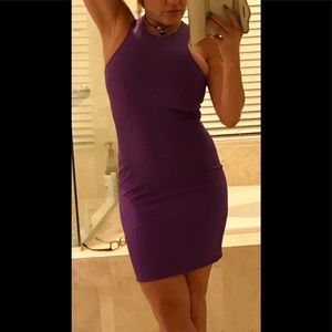 Alexander Wang Tech Suiting Fitted Dress