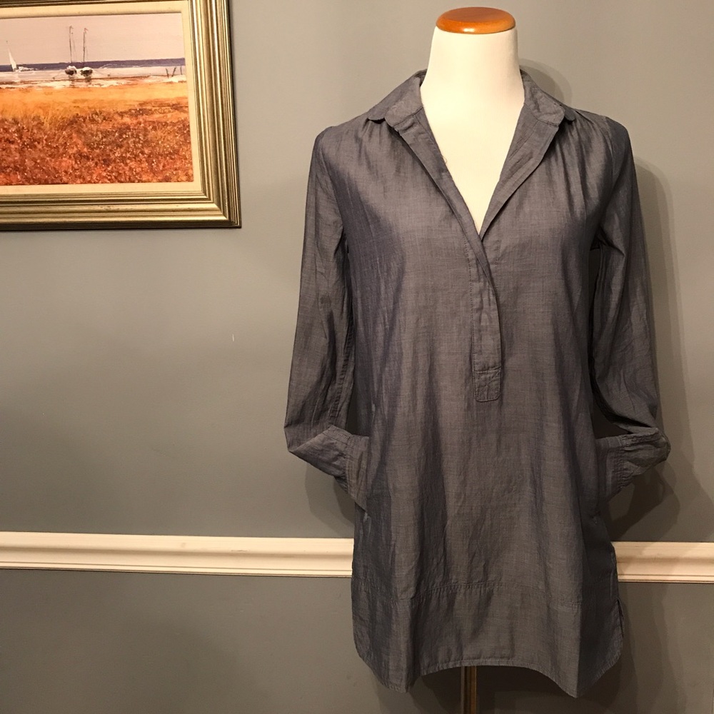 [J. Crew] Chambray Toluca Tunic