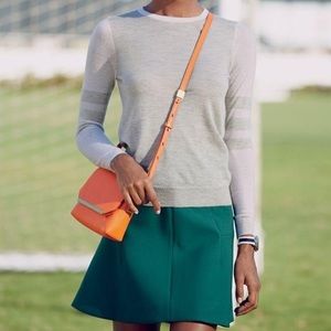 J.Crew Fluted Skirt Green Size 00