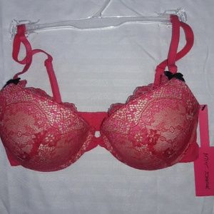 Betsey Johnson Allover Lace Pushup