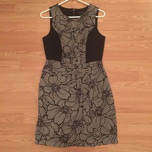 Black and white dress by The Limited.
