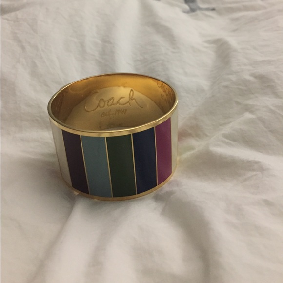 Coach rainbow stripe bangle - Picture 2 of 2