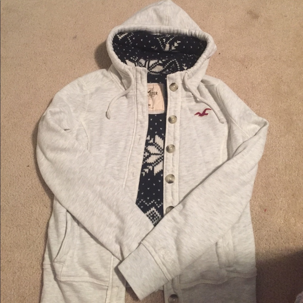 Hollister Button-Up Sweater