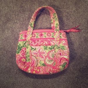 Vera Bradley Petal Pink Mini Zip Purse