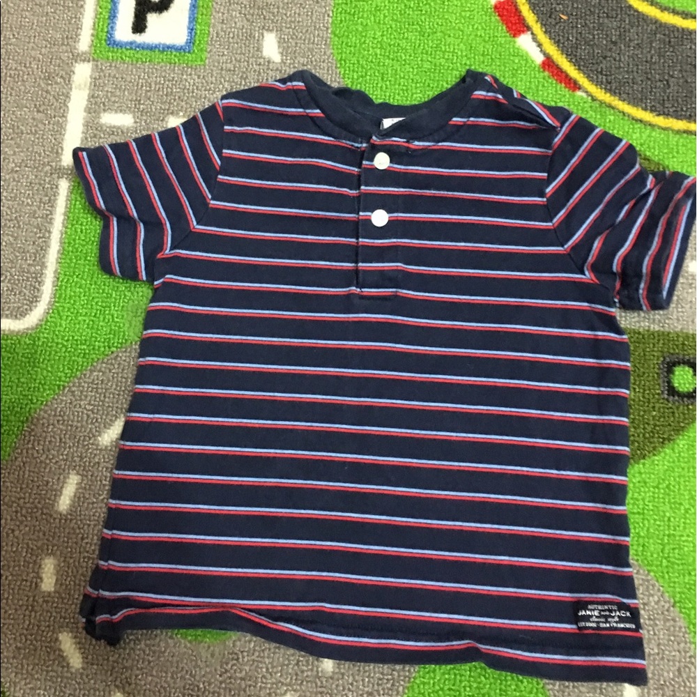 Janie & Jack striped tee