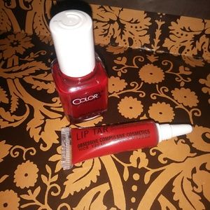 OCC lip tar + Color Club Polish