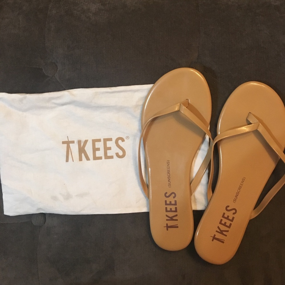 Khaki Tkees flip flop sandals