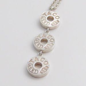 Tiffany Three Disc Drop Necklace