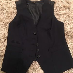 The Limited Women's Vest Suit Separate in Navy
