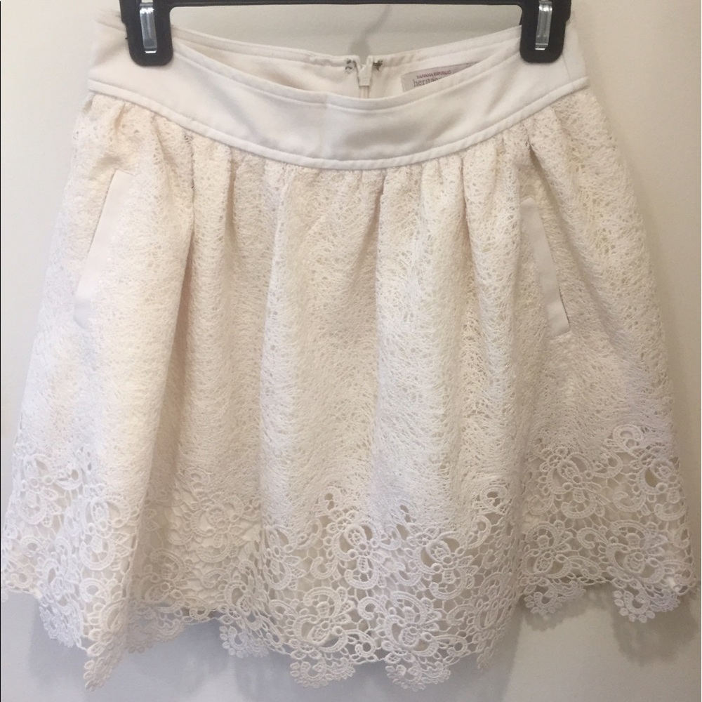 Banana Republic Cream Skirt
