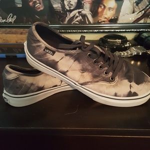 Grey White Slim Vans bundled with pink lime black