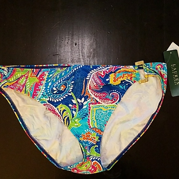 💥 3 for $15 💥 Ralph Lauren Floral Paisley bottom - Picture 1 of 3