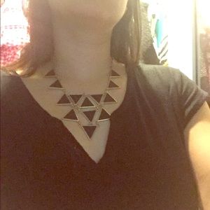 Vintage triangle necklace