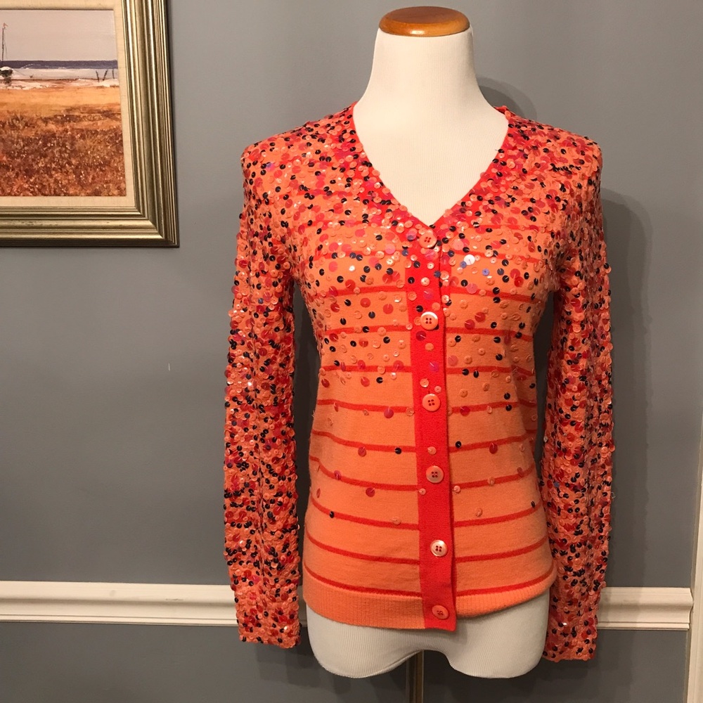 [J. Crew] Merino Confetti Cardigan