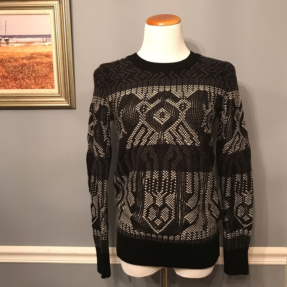[j. Crew] Mixed Stitch Blanket Sweater