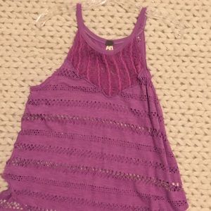 Free People purple top