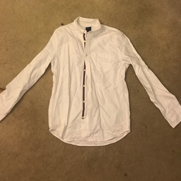 Macy's Shirts White Mens Dress Shirt Button Down Medium Poshmark