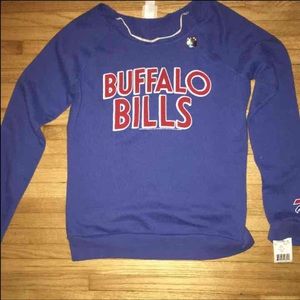 Junk food buffalo bills sweatshirt size large NWT