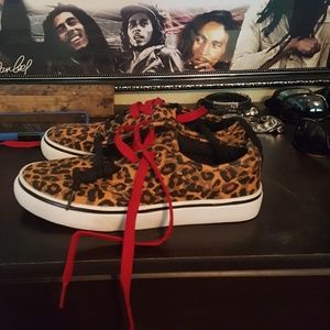 Brand New Van Like Animal Print Shoes