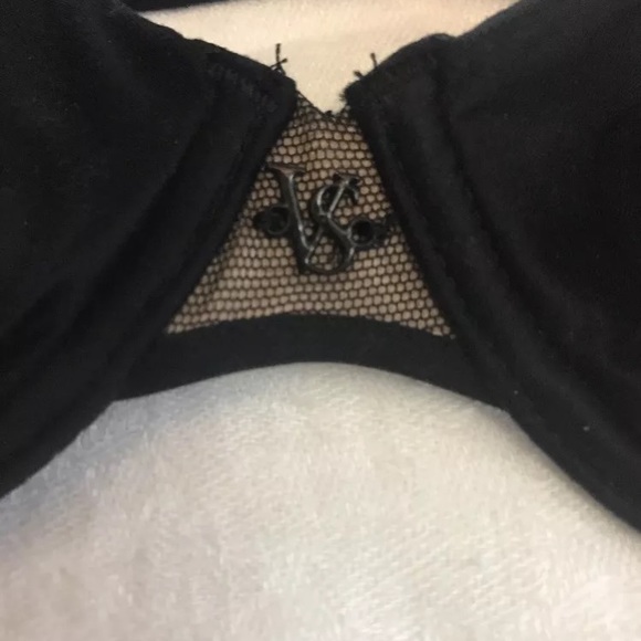 Victoria's Secret black Demi unlined bra size 32C - Picture 3 of 4