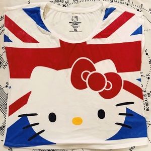 🇬🇧Union Jack Hello Kitty t-shirt🇬🇧