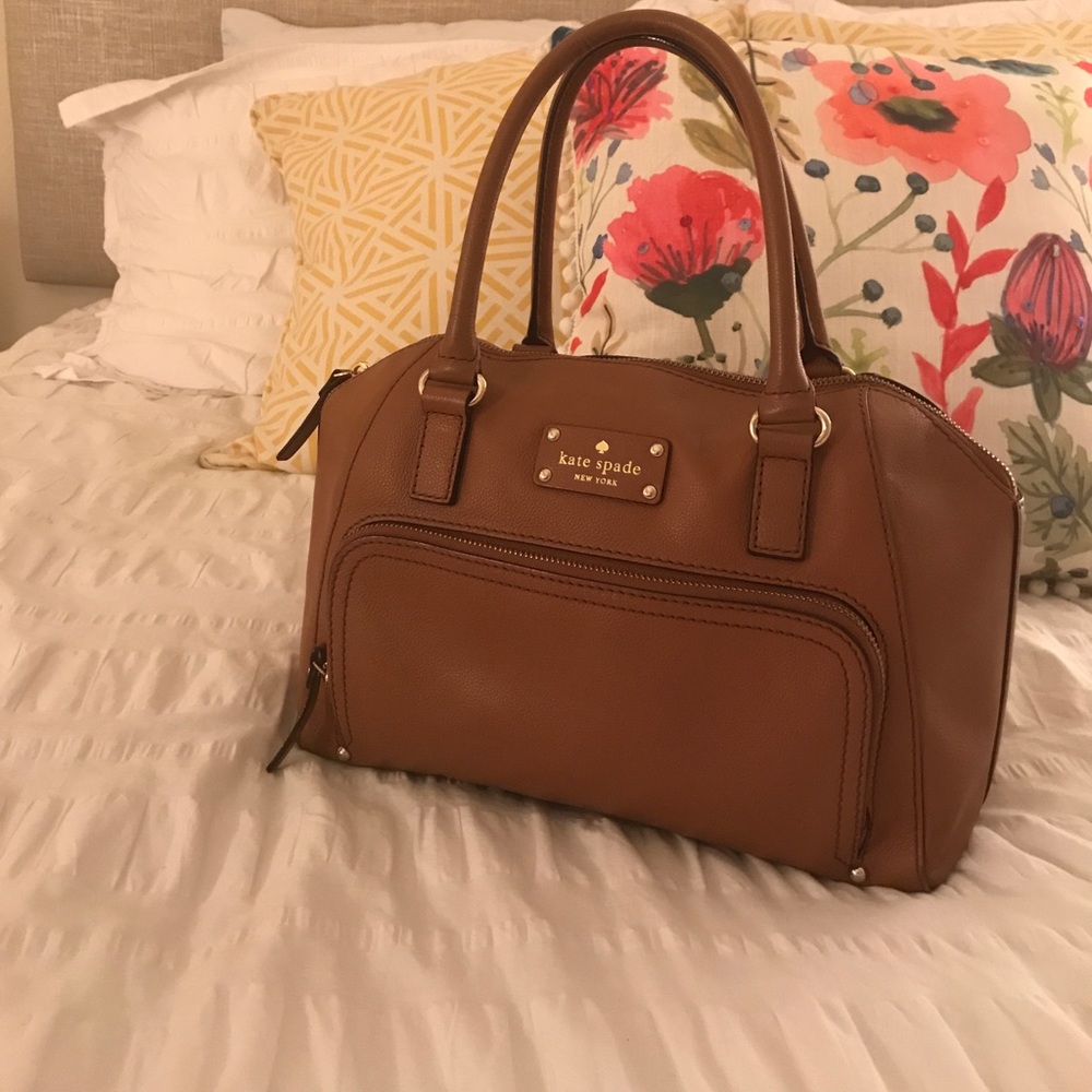 Kate spade cognac purse