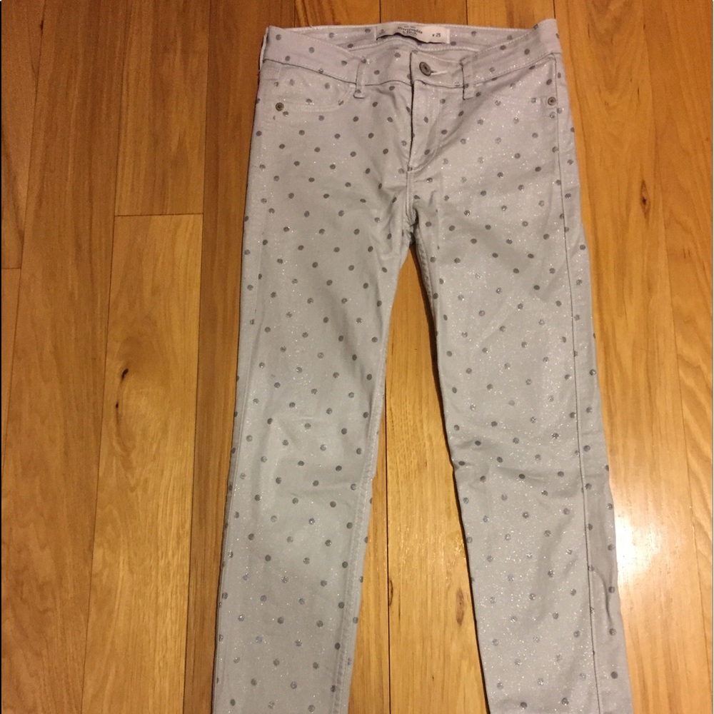 Abercrombie and Fitch polka dot pants