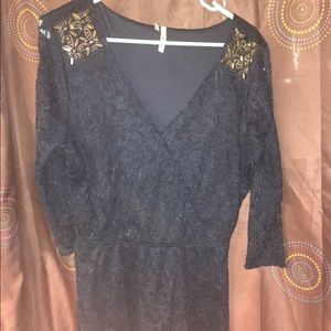 Navy blue formal dress