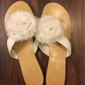Nine West Wedding Flipflops 8.5