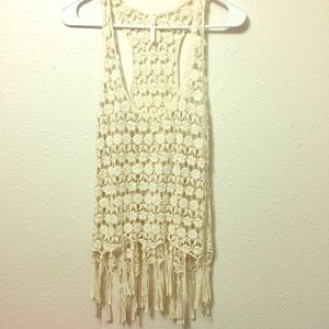 Crochet cover up top