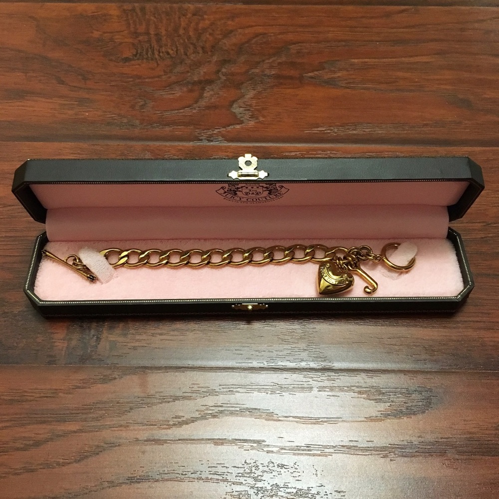 Juicy Couture Banner Heart Bracelet