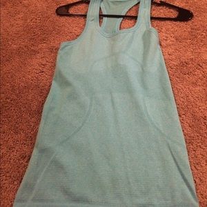Lululemon spry blue run swiftly tank