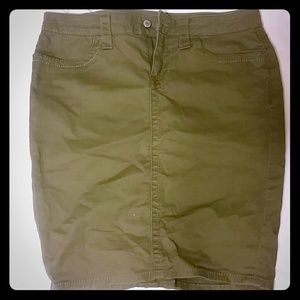 London Jean pencil skirt