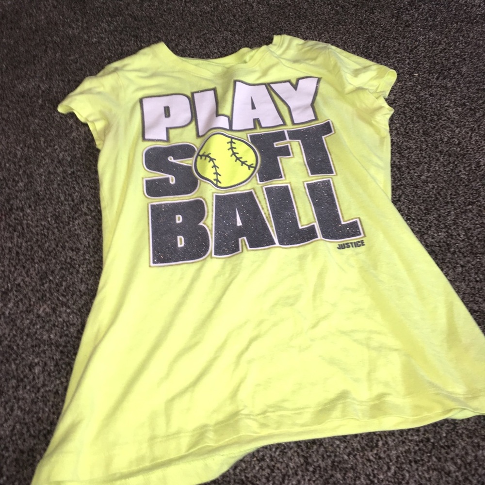 Sparkly softball shirt