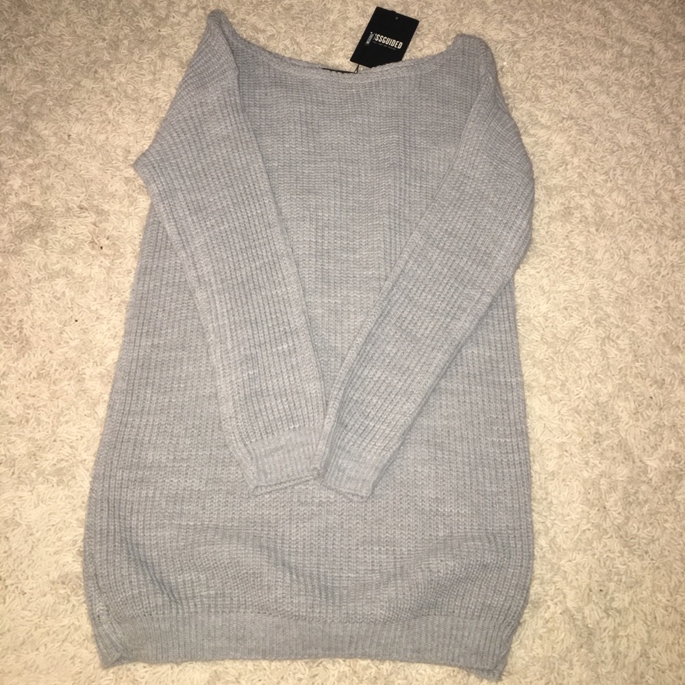 Knitted sweater dress