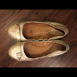 Gold Coach Ballet Flats 8.5