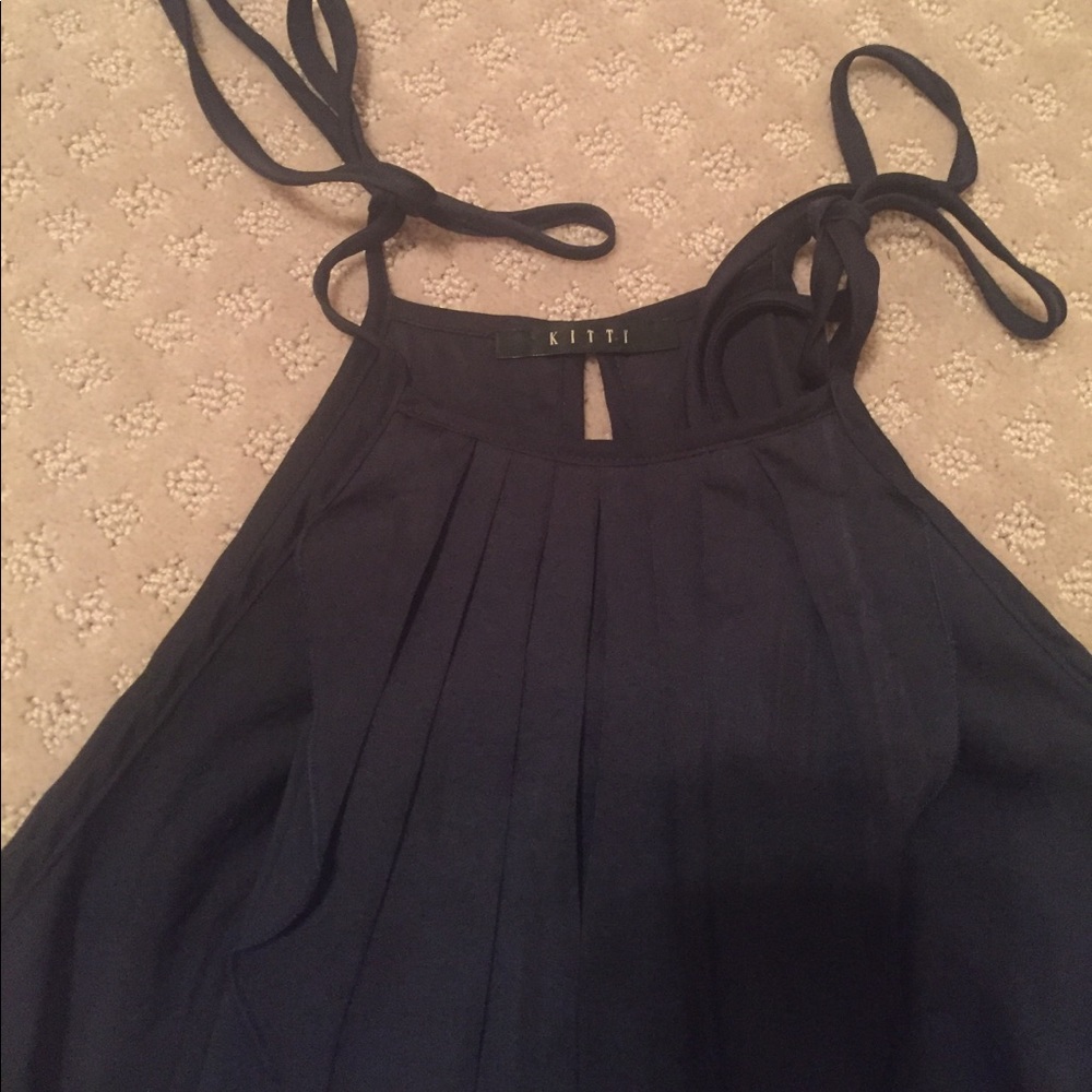 Boutique brand Silk Navy Romper