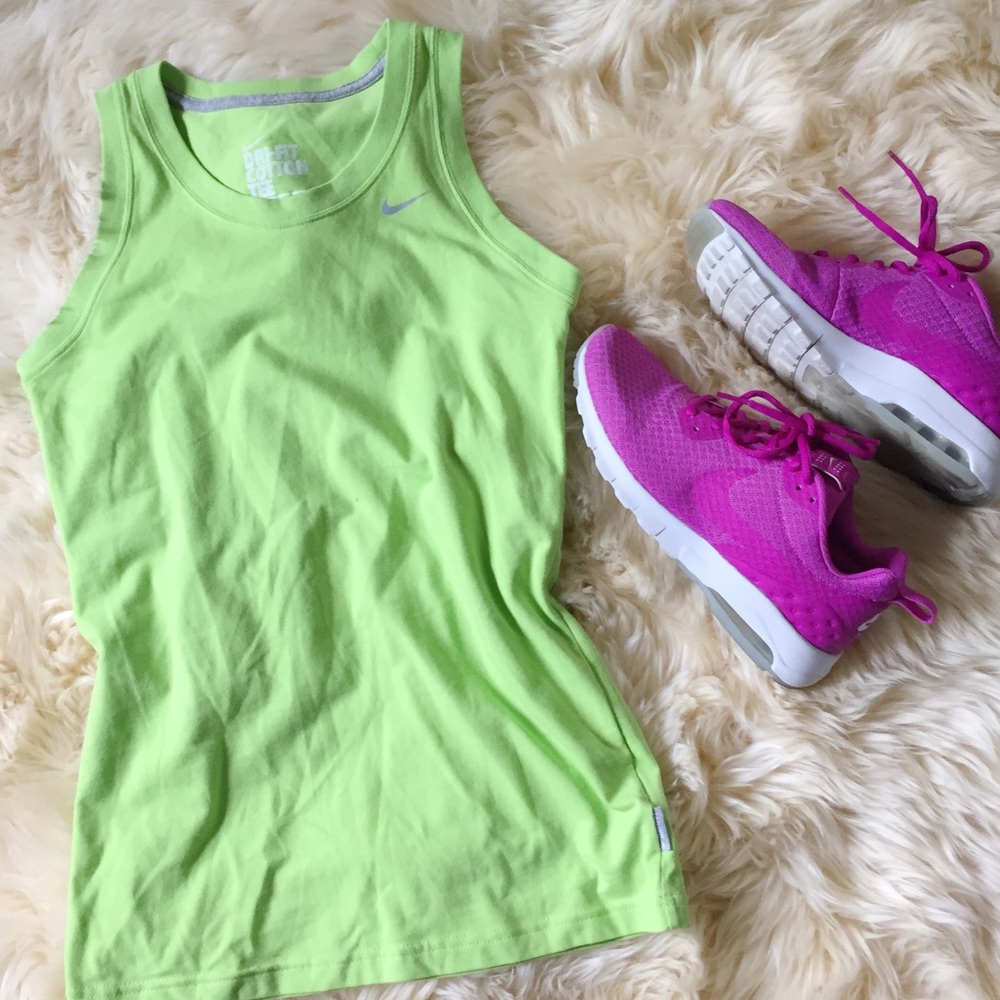 Nike DriFit Tank - Bright Green
