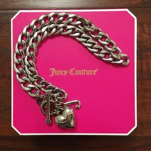 Juicy Couture Heart Banner Necklace