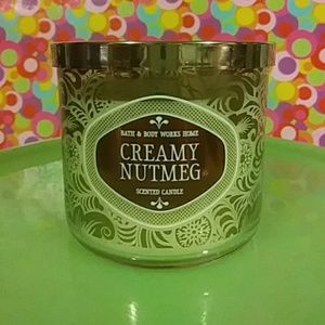 Creamy Nutmeg candle Bath and Body Works