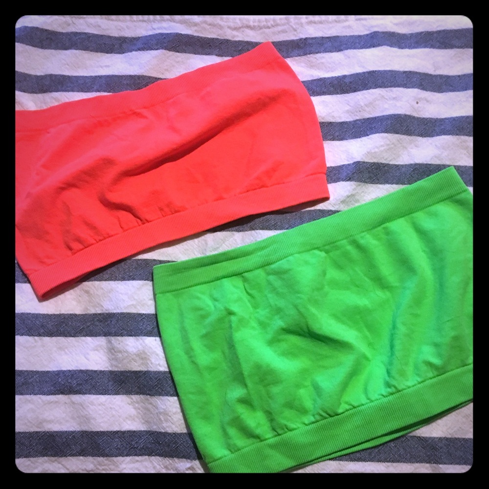 Neon Bandeau Bralettes Bundle