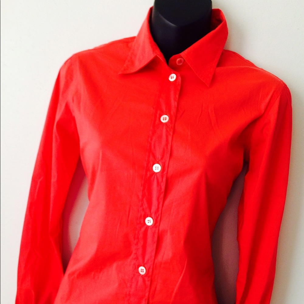 MOSCHINO - cheap & chic coral poplin