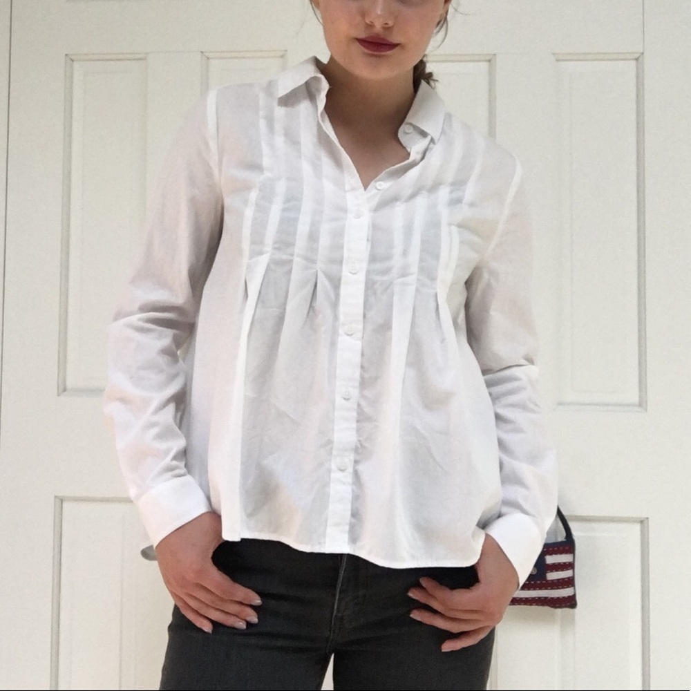 Lovely ANTHROPOLOGIE oversize blouse button down