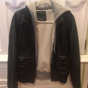 Obey leather jacket